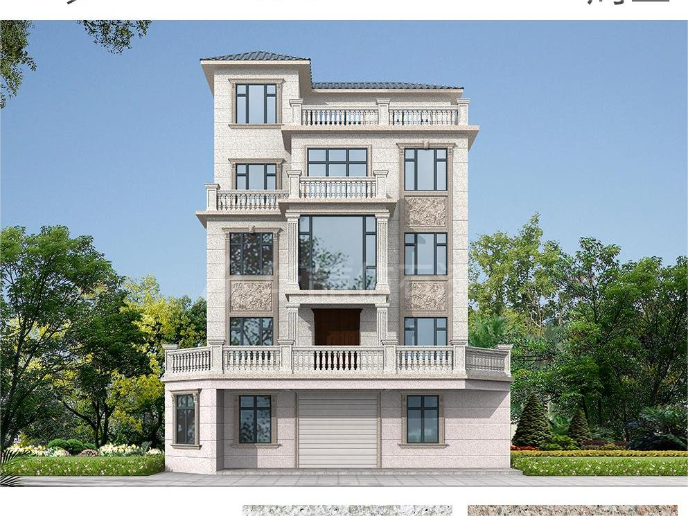 【suncitygroup太阳成集团】农村别墅水包砂外墙效果图赏析